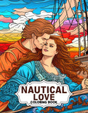 Nautical Love 30 Pages Printable Coloring Book