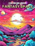 Fantasy Space 30 Pages Printable Coloring Book