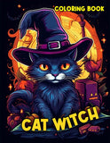 Cat Witch 30 Pages Printable Coloring Book