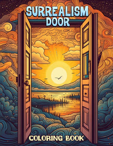 Surrealism Door 30 Pages Printable Coloring Book