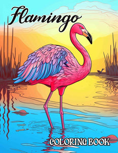 Flamingo 30 Pages Printable Coloring Book