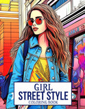 Girl Street Style 30 Pages Printable Coloring Book