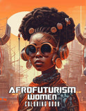 Afrofuturism Women Printable Coloring Book