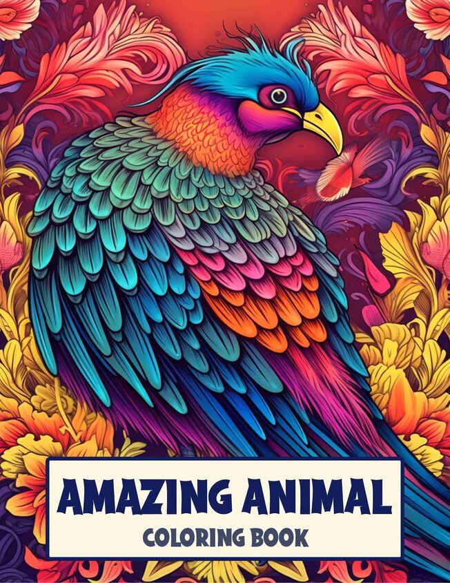 Amazing Animal 30 Pages Printable Coloring Book
