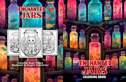 Enchanted Jars coloring book, 25+ Enchanted Coloring Pages