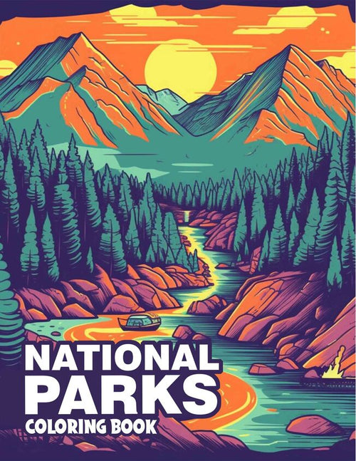 National Parks 25 Pages Printable Coloring Book
