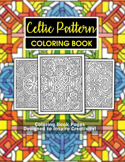 Celtic Pattern 30 Pages Printable Coloring Book