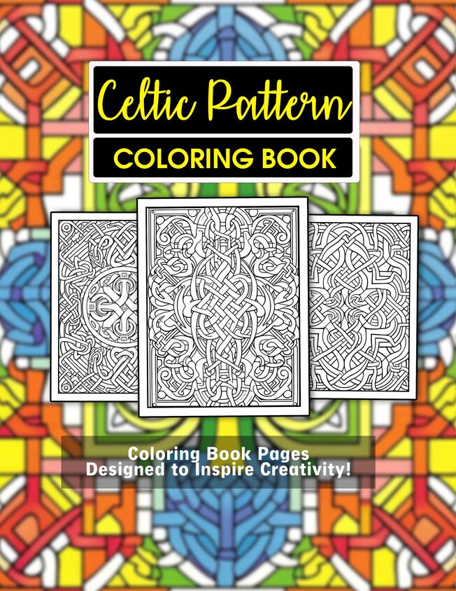 Celtic Pattern 30 Pages Printable Coloring Book