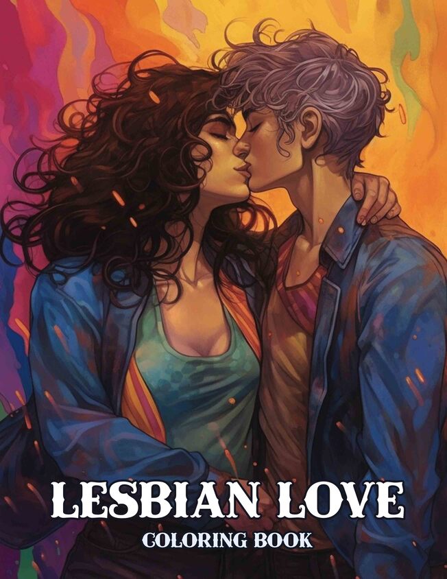 Lesbian Love 30 Pages Printable Coloring Book