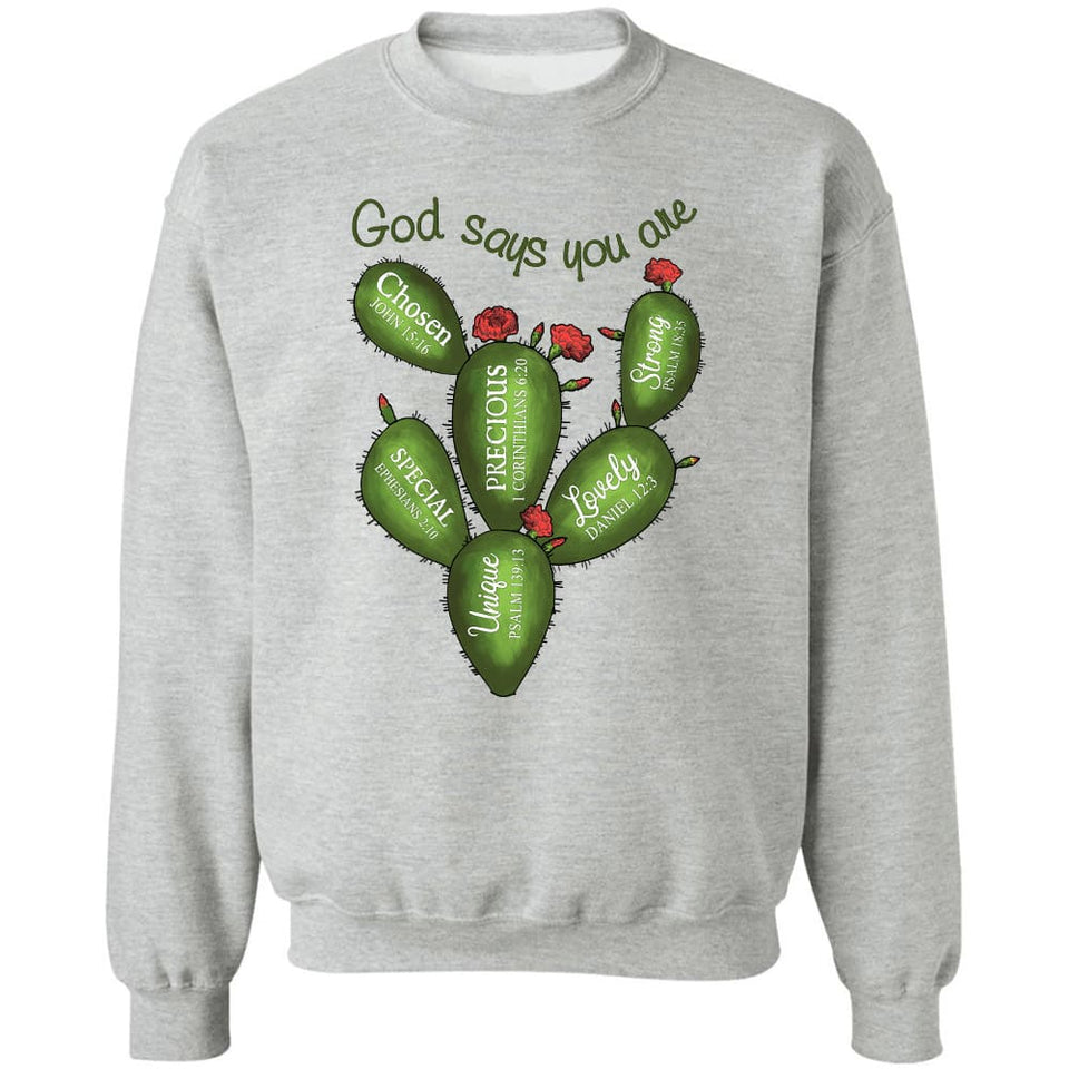 Cactus - God says you are - Jesus Apparel