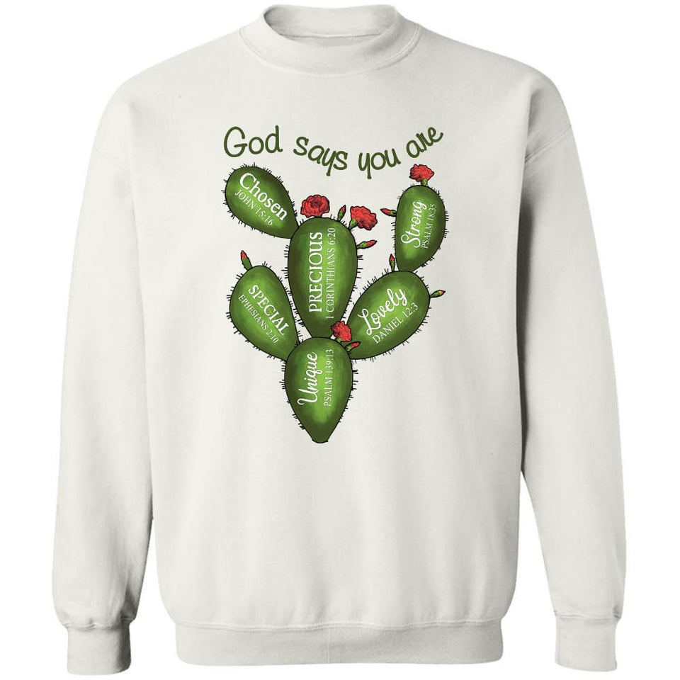 Cactus - God says you are - Jesus Apparel