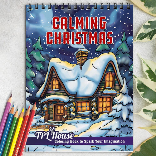 Calming Christmas Coloring Book for Adult