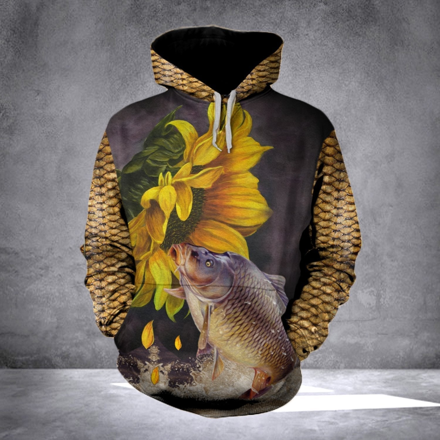 Carp Fishing Full Printing Hoodie Shirt  Hoodie Hoodie