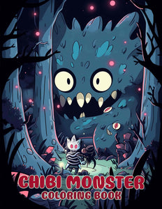 Chibi Monster 30 Pages Printable Coloring Book