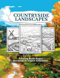 Countryside Landscapes 30 Pages Printable Coloring Book