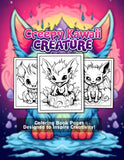 Creepy Kawaii Creature 30 Pages Printable Coloring Book