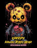 Creepy Kawaii Teddy Bear 30 Pages Printable Coloring Book