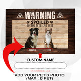 Personalized Pet Photo Doormat – Custom Dog & Cat Welcome Mat