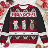 Custom Photo Meowy Catmas Is This Jolly Enough - Christmas Gift For Cat Lovers Personalized Unisex