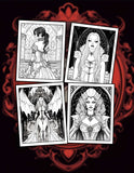 Dark Art Gothica 30 Pages Printable Coloring Book