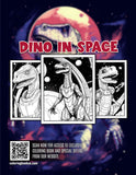 Dino In Space 30 Pages Printable Coloring Book