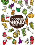 Doodle Vegetable 30 Pages Printable Coloring Book