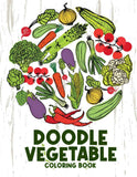 Doodle Vegetable 30 Pages Printable Coloring Book