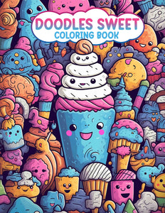 Doodles Sweet 30 Pages Printable Coloring Book