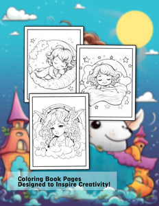 Dream World 30 Pages Printable Coloring Book