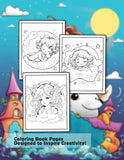 Dream World 30 Pages Printable Coloring Book