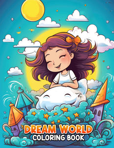 Dream World 30 Pages Printable Coloring Book