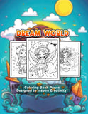 Dream World 30 Pages Printable Coloring Book