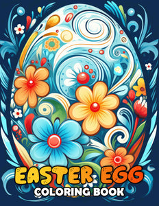 Easter Egg 30 Pages Printable Coloring Book