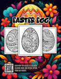 Easter Egg 30 Pages Printable Coloring Book