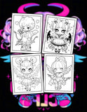 Evil Cupid 30 Pages Printable Coloring Book