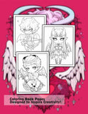 Evil Cupid 30 Pages Printable Coloring Book