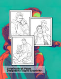 Father's Day 30 Pages Printable Coloring Book