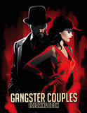 Gangster Couples 30 Pages Printable Coloring Book