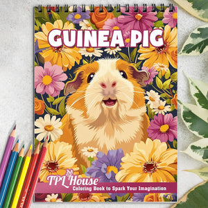 Guinea Pig Coloring Book for Adult