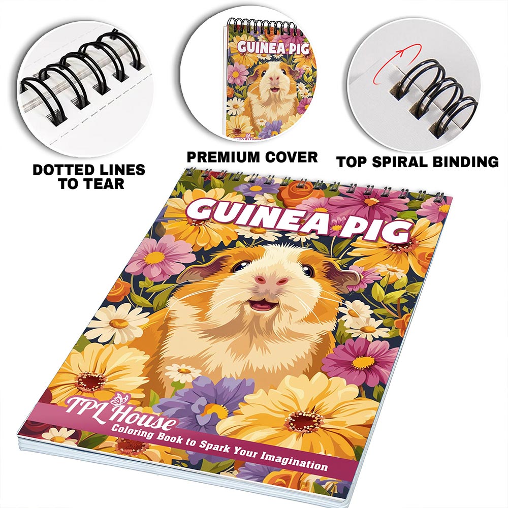 Guinea Pig Coloring Pages for Adult