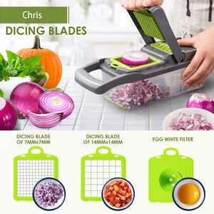 Multifunctional Vegetable Cutter Shredders Slicer With Basket Fruit Potato Chopper Carrot Grater Slicer For Kitchen