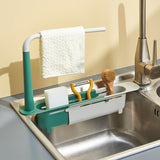 Kitchen Sink Organizer Sponge Soap Dish Sink Drain Rack Storage Basket Kitchen Gadgets Accessories Tool