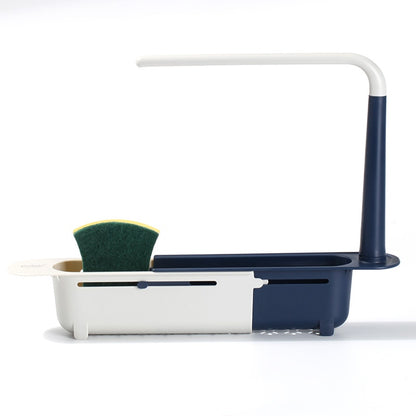 Kitchen Sink Organizer Sponge Soap Dish Sink Drain Rack Storage Basket Kitchen Gadgets Accessories Tool