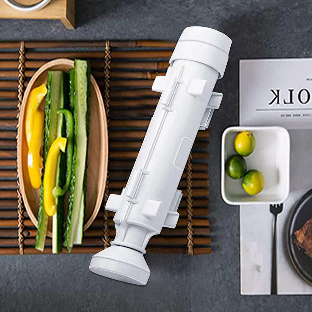 Sushi Maker Quick Sushi Bazooka Japanese Roller Rice Mold Vegetable Meat Rolling DIY Sushi Making Machine Kitchen Sushi Tool