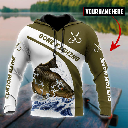 Unisex Hoodie All Over Print Fishing Gifts Carp Fishing Unisex Hoodie