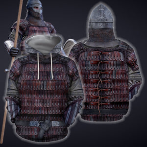 Unisex Hoodie All Over Print Viking Gifts 3D All Over Printed Vikings Armor Unisex Hoodie