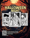 Halloween Night 30 Pages Printable Coloring Book