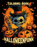 Halloweenpunk 30 Pages Printable Coloring Book