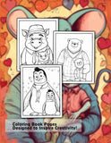 Happy Father's Day 30 Pages Printable Coloring Book