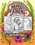 Happy Father's Day 30 Pages Printable Coloring Book